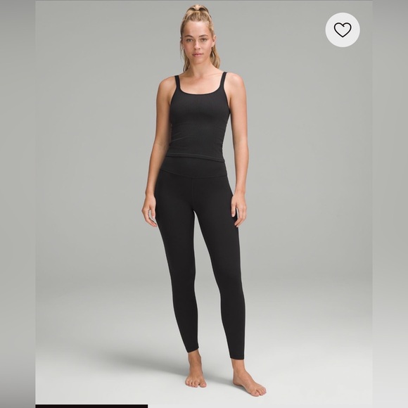 BLACK Lululemon — Ebb to Street Scoop-Neck Cropped Tank Top - Picture 5 of 5